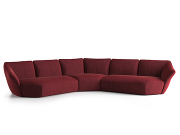 TIMELESS - Corner modular fabric sofa by Natuzzi Italia - view 2